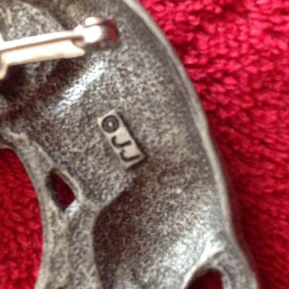 Lot of Two Pewter Jonette Jewelry Co., J.J. Cat Brooch/Pins - Picture 5 of 5